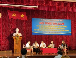 Công đoàn Công ty TNHH Xổ số kiến thiết Bình Thuận tham gia Hội nghị tọa đàm về chính sách hỗ trợ công nhân, người lao động.