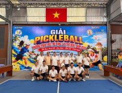 Công ty TNHH Xổ số kiến thiết Bình Thuận đạt thành tích tại Giải Pickleball phường Phan Thiết mở rộng lần thứ nhất năm 2026 