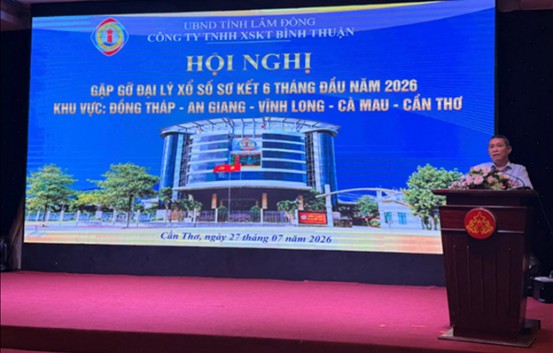 Công ty TNHH Xổ số kiến thiết Bình Thuận tổ chức Hội nghị gặp gỡ đại lý năm 2026 