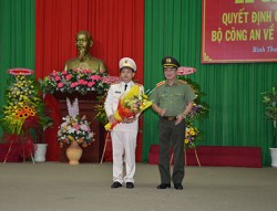 Bổ nhiệm Giám đốc Công an tỉnh Bình Thuận