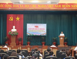 Đảng bộ Công ty TNHH Xổ số kiến thiết tỉnh Bình Thuận tổ chức Hội nghị sơ kết giữa nhiệm kỳ 2020 - 2025 thực hiện nghị quyết Đại hội Đảng bộ, về thực hiện công tác kiểm tra giám sát và thi hành kỷ luật Đảng.