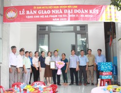 Công ty Xổ số Kiến thiết Bình Thuận trao 3 căn nhà “đại đoàn kết” cho hộ dân có hoàn cảnh khó khăn